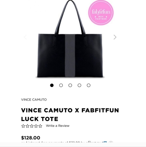 Vince Camuto Luck Tote in Black/Gray Vegan Pebbled Nordstrom Anniversary VGUC - Picture 16 of 16